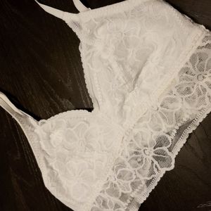 White lace bralette - Victoria Secret